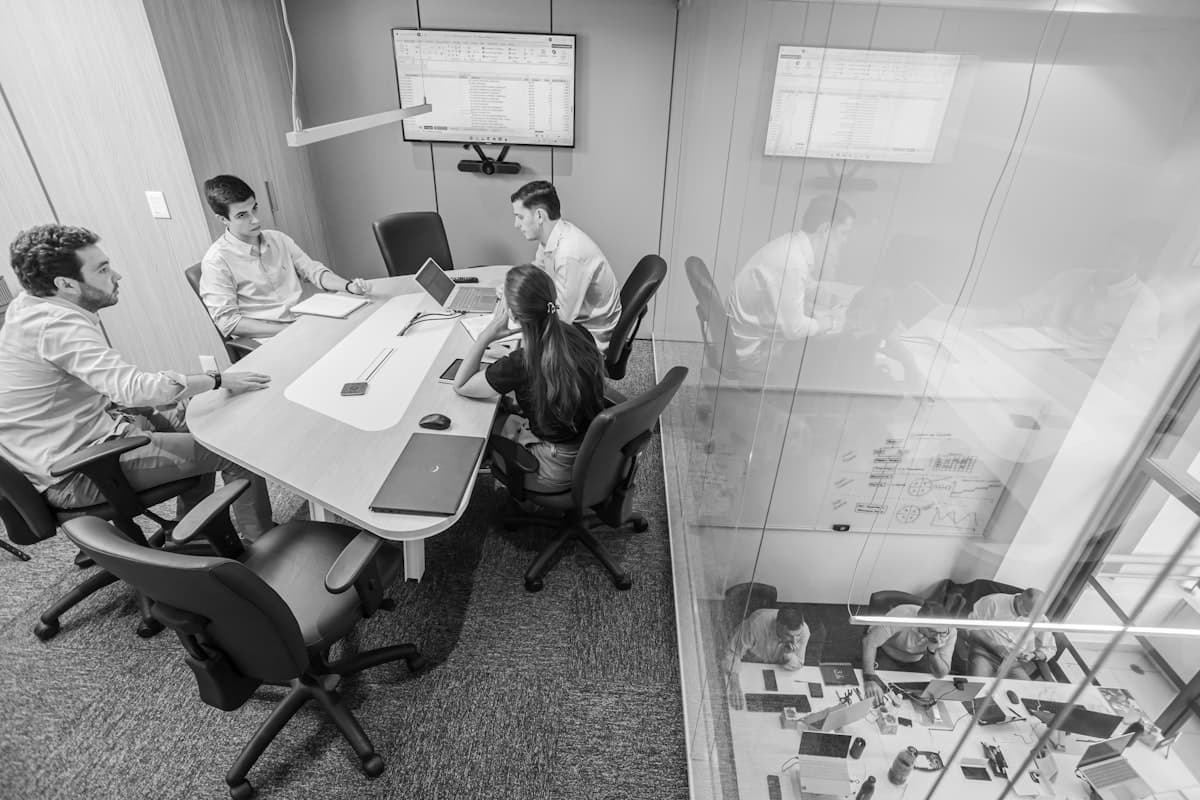 SiteLabs team collaborating in a working session